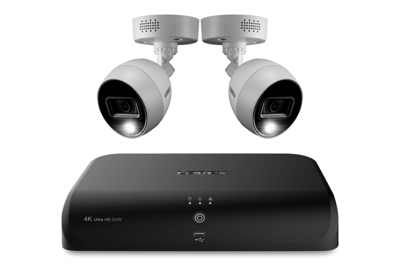 Lorex 4K (8 Camera Capable) 1TB Wired DVR System with Active Deterrence Bullet Cameras - Lorex Technology Inc.