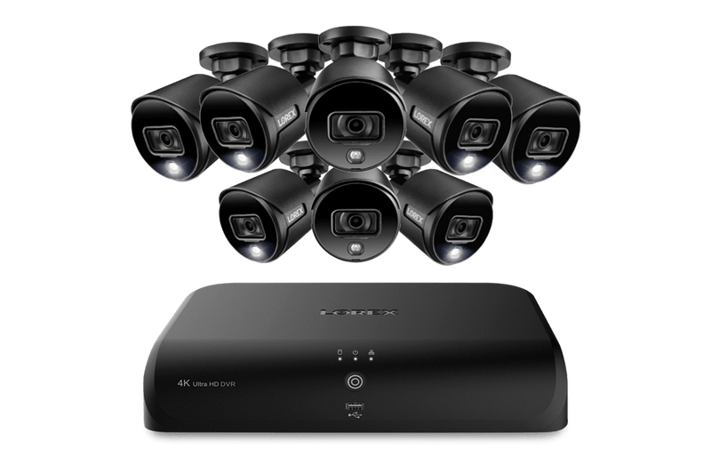 Lorex 4K (8 Camera Capable) 2TB Wired DVR System with Analog Active Deterrence Security Cameras - Lorex Technology Inc.
