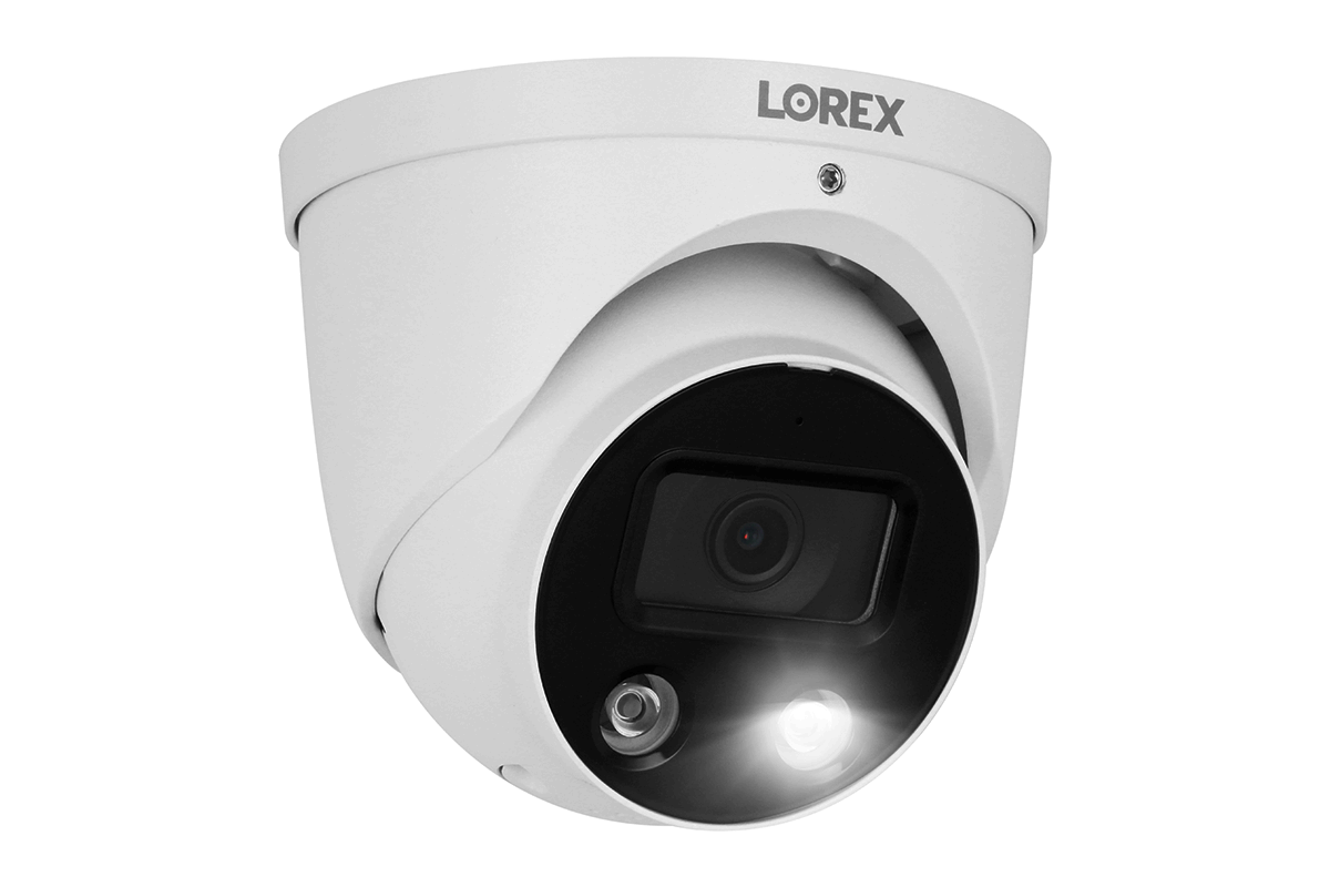 Lorex 4K (8 Camera Capable) 2TB Wired NVR System with Smart Deterrence and Smart Motion Detection Dome Cameras - Lorex Technology Inc.