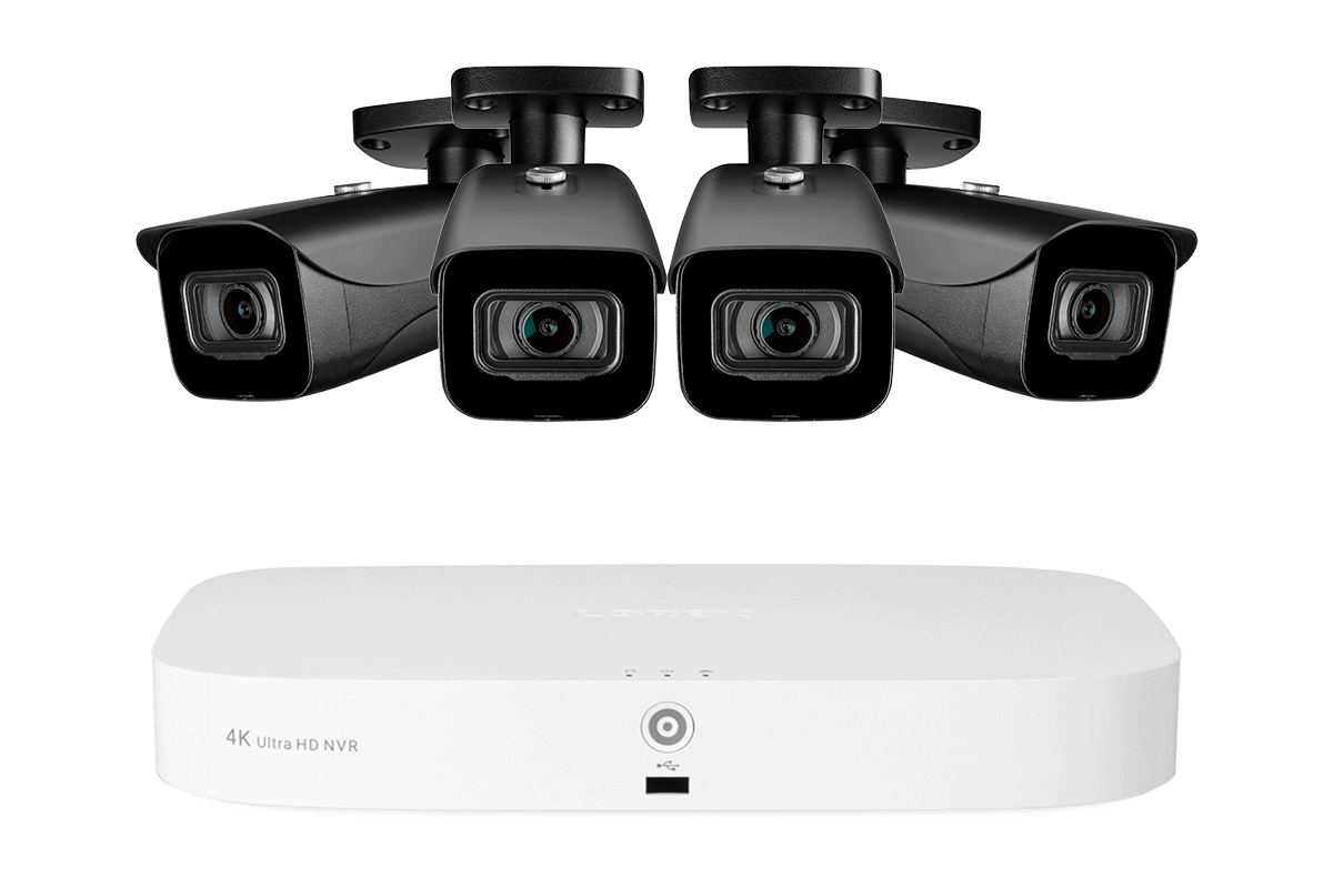 Lorex 4K 8-Channel 2TB Wired NVR System with 4 Cameras - Lorex Technology Inc.