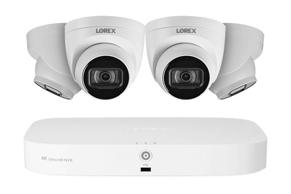 Lorex 4K 8-Channel 2TB Wired NVR System with 4 Dome Cameras - Lorex Technology Inc.