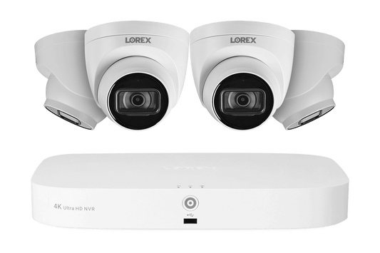 Lorex 4K 8-Channel 2TB Wired NVR System with 4 Dome Cameras - Lorex Technology Inc.