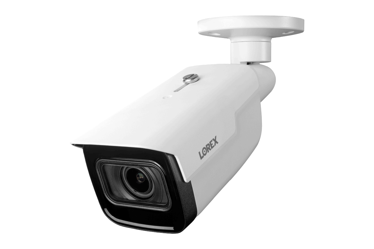 Lorex 4K Nocturnal 3 Motorized Varifocal Smart IP White Bullet Security Camera (White) - Open Box - Lorex Technology Inc.
