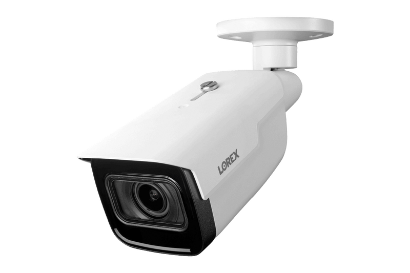 Lorex 4K Nocturnal 3 Motorized Varifocal Smart IP White Bullet Security Camera (White) - Open Box - Lorex Technology Inc.