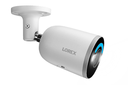 Lorex 4K Smart Security Lighting Deterrence Bullet AI PoE IP Wired Camera - Lorex Technology Inc.
