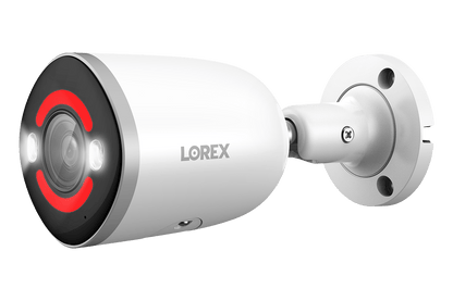 Lorex 4K Smart Security Lighting Deterrence Bullet AI PoE IP Wired Camera - Lorex Technology Inc.