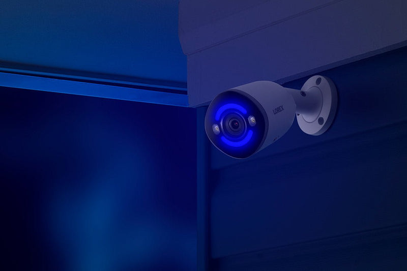Lorex 4K Smart Security Lighting Deterrence Bullet AI PoE IP Wired Camera - Lorex Technology Inc.