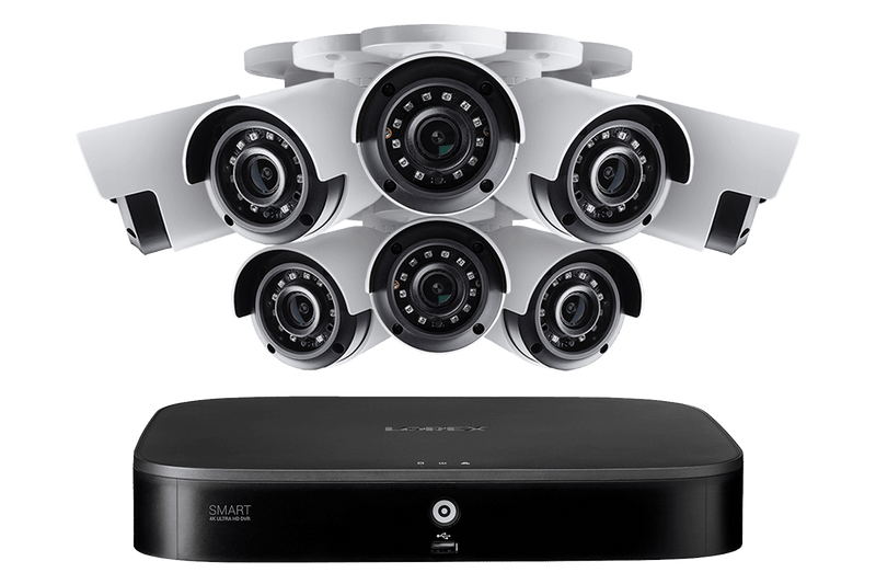 Lorex 8-Channel 4K Security System with 8 Outdoor Cameras Featuring Smart Motion Detection and Color Night Vision - Lorex Technology Inc.