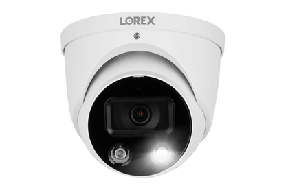 Lorex 8-channel Fusion NVR System with 4 Smart Deterrence Security Cameras - Lorex Technology Inc.