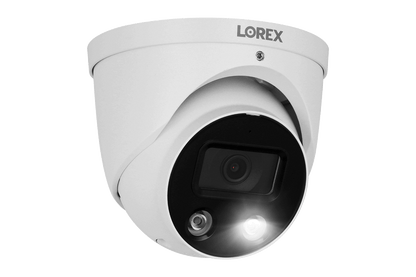 Lorex 8-channel Fusion NVR System with 4 Smart Deterrence Security Cameras - Lorex Technology Inc.