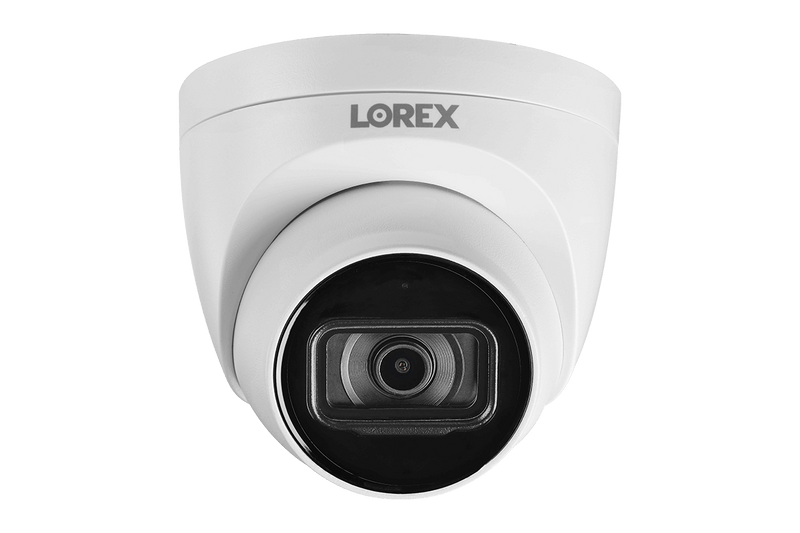 Lorex Fusion 4K (16 Camera Capable) 3TB Wired NVR System with 8 IP Dome Cameras featuring Listen-In Audio - Amazon - Lorex Technology Inc.