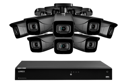 Lorex Fusion 4K (16 Camera Capable) 3TB Wired NVR System with IP Bullet Cameras - Lorex Technology Inc.