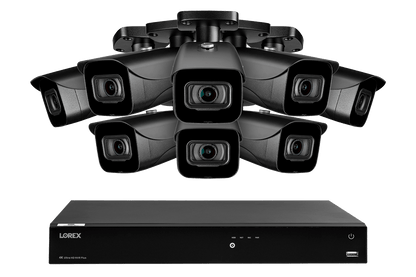 Lorex Fusion 4K (16 Camera Capable) 3TB Wired NVR System with IP Bullet Cameras - Amazon - Lorex Technology Inc.