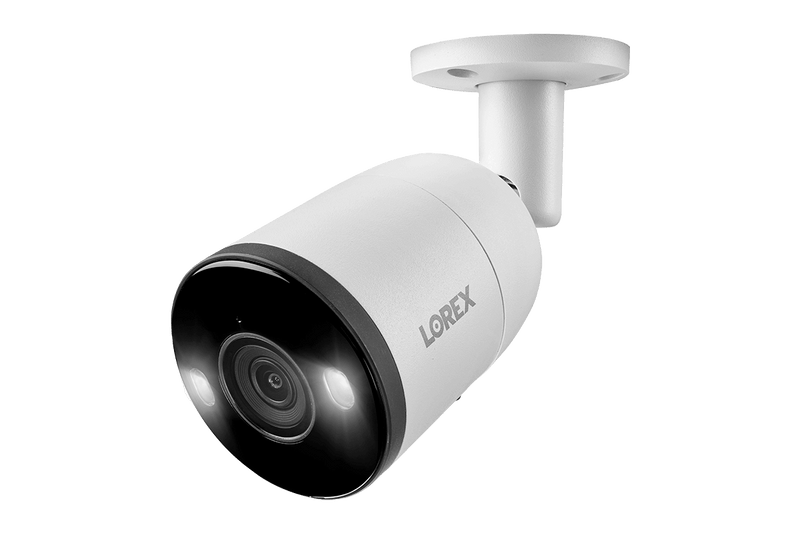 Lorex Fusion 4K 16-Camera Capable (8 Wired + 8 Wi-Fi) 2TB NVR System with 4 Bullet Cameras Featuring Smart Deterrence and 2-Way Audio - Lorex Technology Inc.