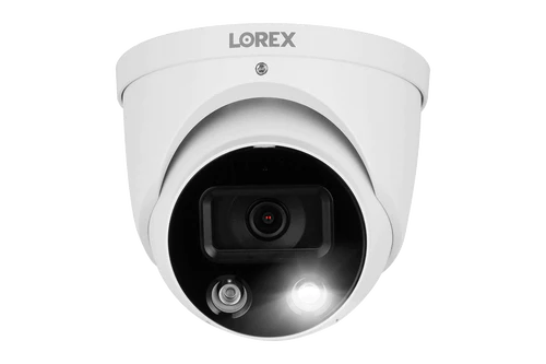 Lorex Fusion 4K 16 Camera Capable (8 Wired + 8 Wi-Fi) 2TB NVR System with 6 Active Deterrence Dome Cameras, 2K Wired Doorbell, Sensor Kit and 1080P Floodlight - Lorex Technology Inc.