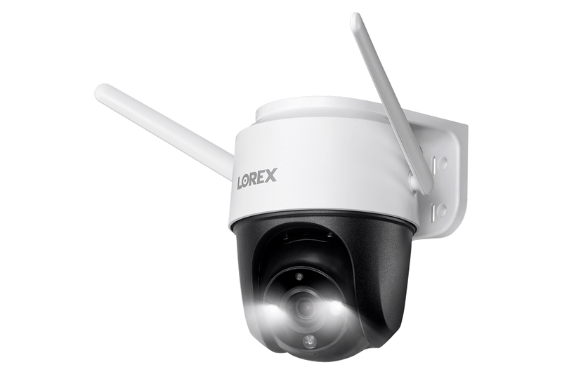 Lorex Fusion 4K 16 Camera Capable (8 Wired and 8 Wi-Fi) 2TB NVR System with Two 2K Pan-Tilt Outdoor Wi-Fi Cameras - Lorex Technology Inc.