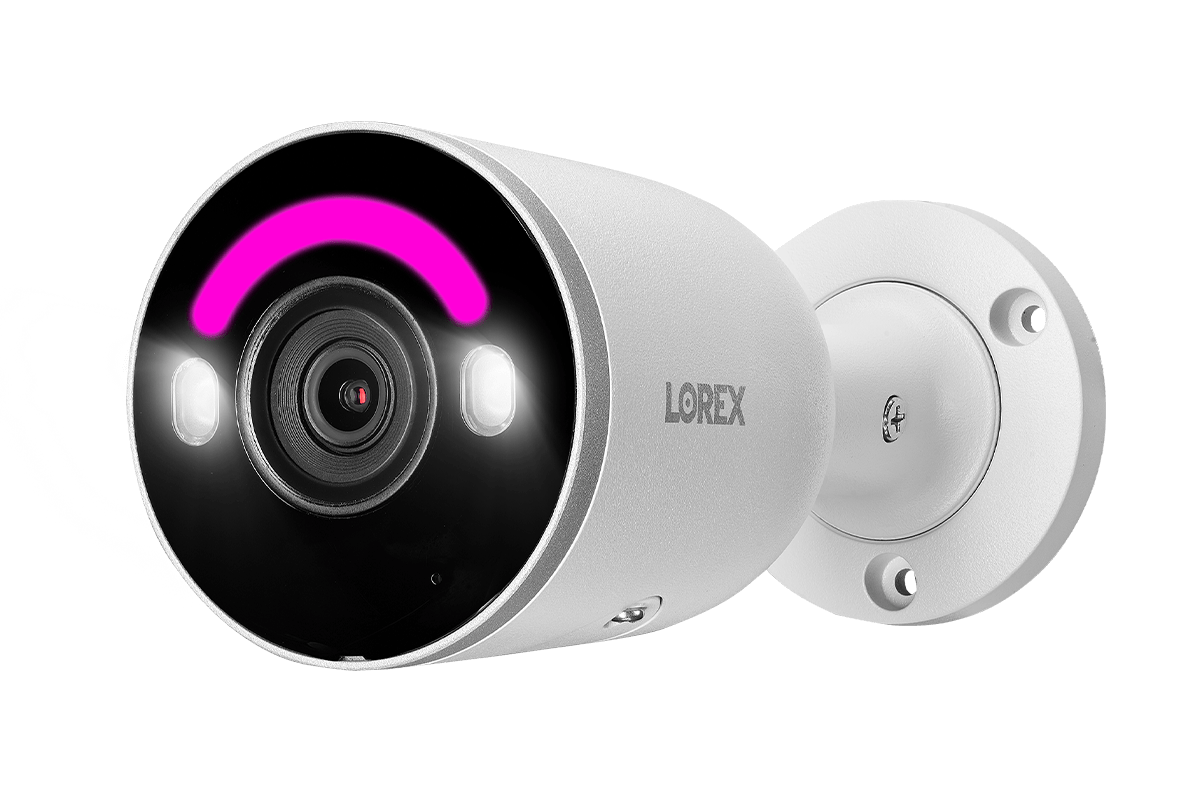 Lorex Fusion 4K 16 Camera Capable (8 Wired and 8 Wi-Fi) 2TB Wired NVR System with 4 Bullet Cameras Featuring Smart Security Lighting - Lorex Technology Inc.