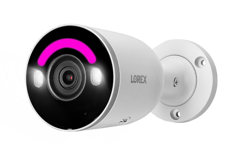 Lorex Fusion 4K 16 Camera Capable (8 Wired and 8 Wi-Fi) 2TB Wired NVR System with 4 Bullet Cameras Featuring Smart Security Lighting - Lorex Technology Inc.