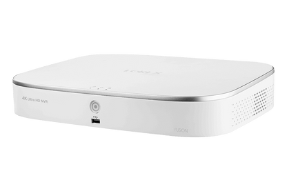 Lorex Fusion 4K 16 Camera Capable (8 Wired and 8 Wi-Fi) 2TB Wired NVR System with Bullet AI PoE Cameras Featuring Smart Security Lighting - Lorex Technology Inc.