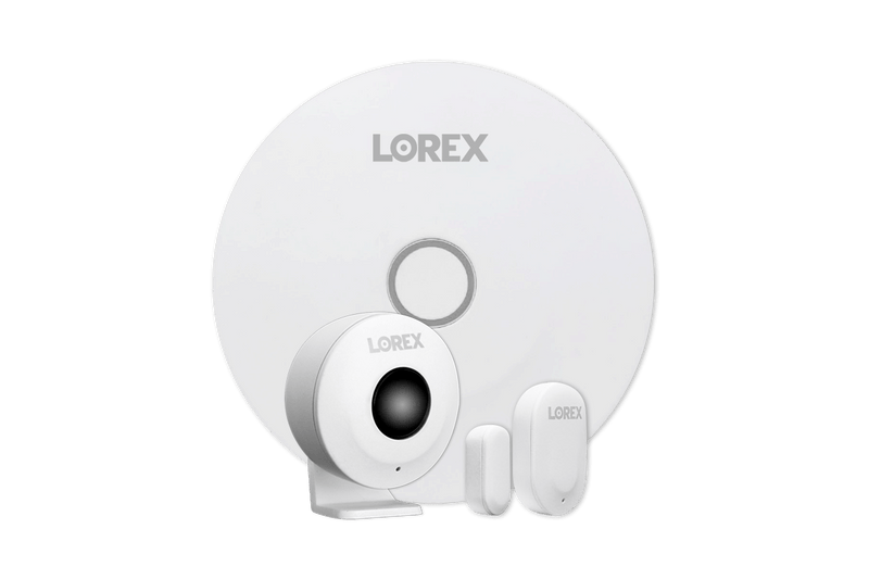 Lorex Fusion 4K 16-Channel 3TB Wired NVR System with 12 Cameras + 2K Wi-Fi Video Doorbell, Wi-Fi Floodlight Camera and Smart Sensor Kit - Lorex Technology Inc.
