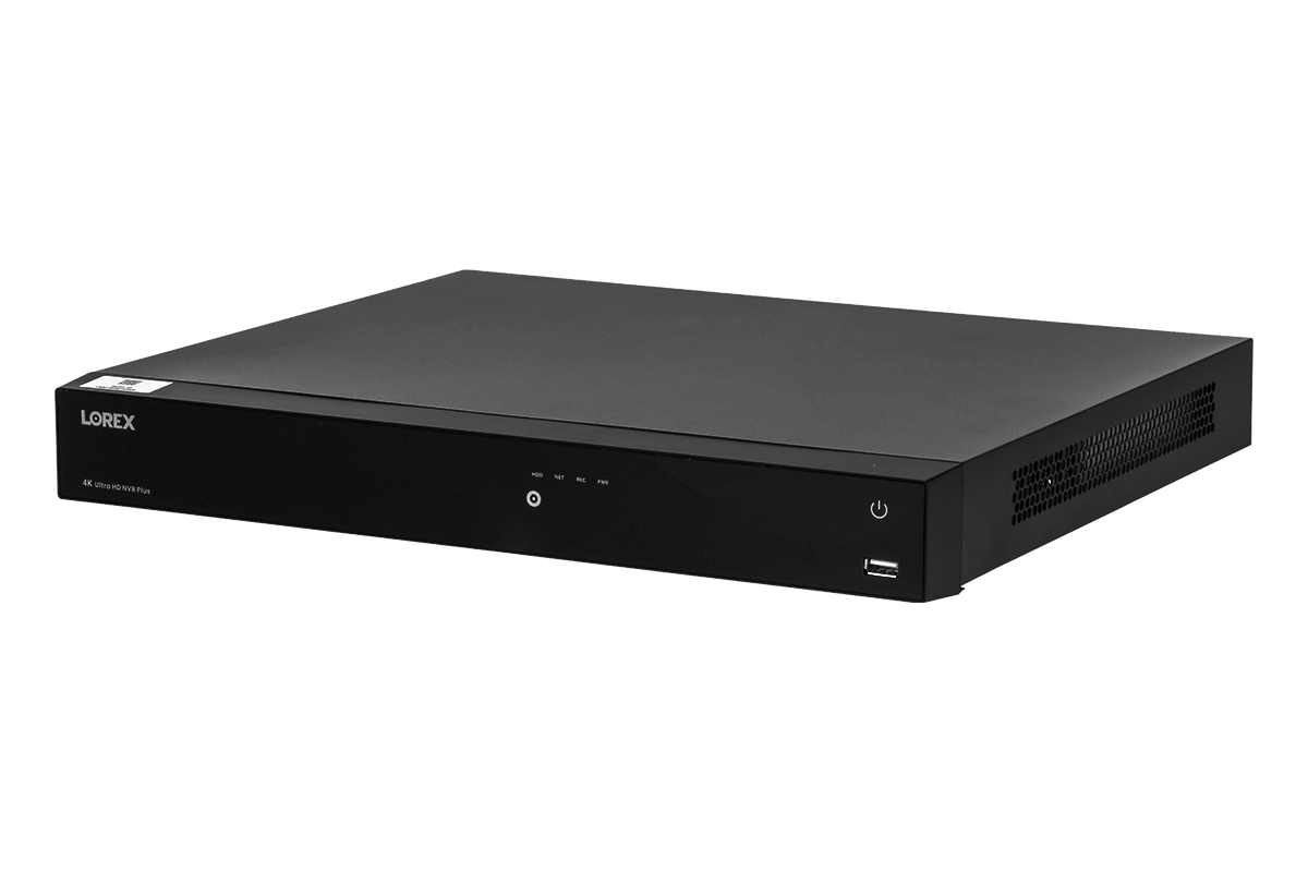 Lorex Fusion 4K 16-Channel 3TB Wired NVR System with 8 Cameras + 2K Wi-Fi Video Doorbell and Smart Sensor Kit - Lorex Technology Inc.
