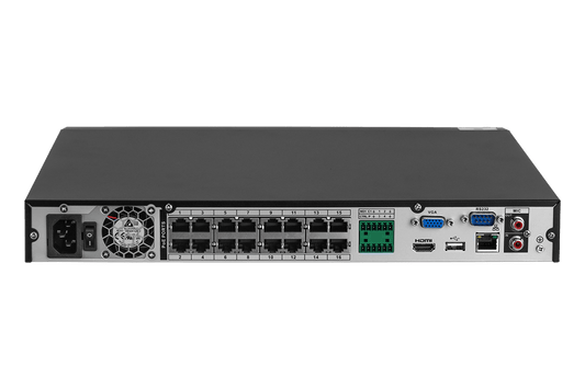 Lorex Fusion 4K 16-Channel 3TB Wired NVR System with Dome and Bullet Smart Deterrence Cameras - Lorex Technology Inc.