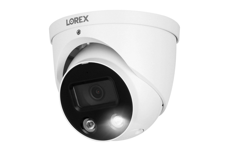 Lorex Fusion 4K 16-Channel 3TB Wired NVR System with Smart Deterrence Dome Security Cameras - Lorex Technology Inc.