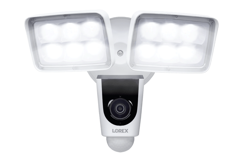 Lorex Fusion 4K 8-Channel 2TB Wired NVR System with 6 Dome Cameras + 2K Wi-Fi Video Doorbell, Wi-Fi Floodlight Camera and Smart Sensor Kit - Lorex Technology Inc.