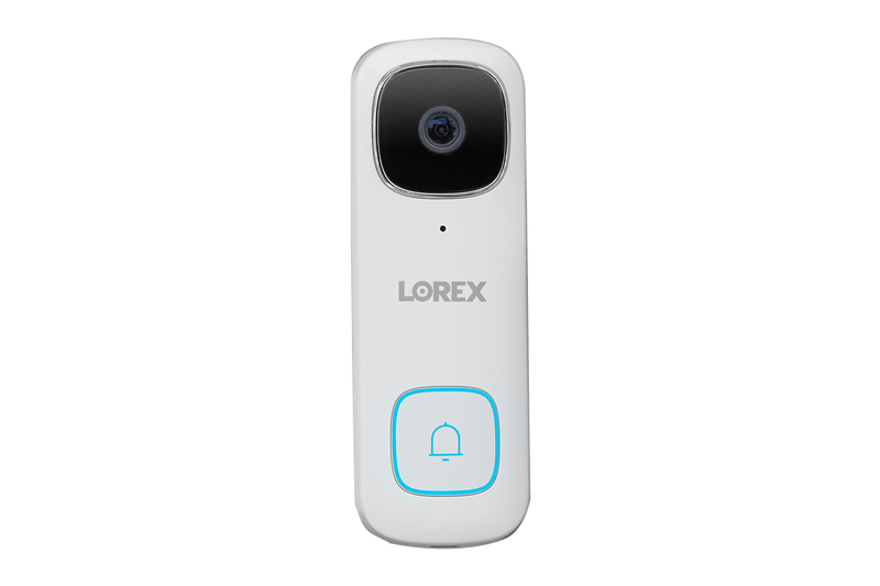 Lorex Fusion 4K 8-Channel 2TB Wired NVR System with 6 Dome Cameras + 2K Wi-Fi Video Doorbell, Wi-Fi Floodlight Camera and Smart Sensor Kit - Lorex Technology Inc.