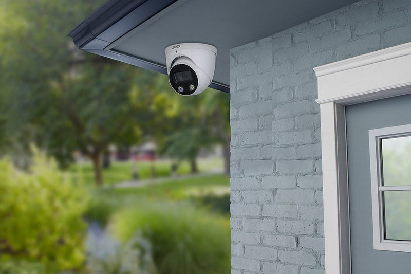 Lorex Fusion 4K 8-Channel 2TB Wired NVR System with 6 Dome Cameras + 2K Wi-Fi Video Doorbell, Wi-Fi Floodlight Camera and Smart Sensor Kit - Lorex Technology Inc.