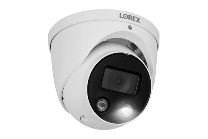 Lorex Fusion 4K 8-Channel 2TB Wired NVR System with 6 Dome Cameras + 2K Wi-Fi Video Doorbell, Wi-Fi Floodlight Camera and Smart Sensor Kit - Lorex Technology Inc.