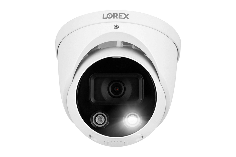 Lorex Fusion 4K 8-Channel 2TB Wired NVR System with Dome and Bullet Smart Deterrence Cameras - Lorex Technology Inc.