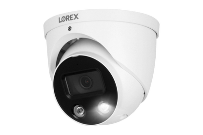 Lorex Fusion 4K 8-Channel 2TB Wired NVR System with Four 4K IP Dome Cameras + Two 2K Wi-Fi Indoor Cameras - Lorex Technology Inc.