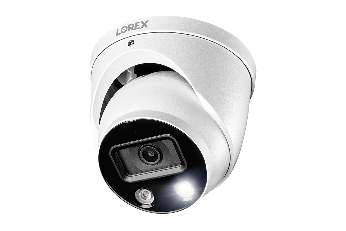Lorex Fusion 4K 8-Channel 2TB Wired NVR System with Six 4K IP Dome Cameras + 2K Indoor Wi-Fi Security Camera and Wi-Fi Floodlight Camera - Lorex Technology Inc.