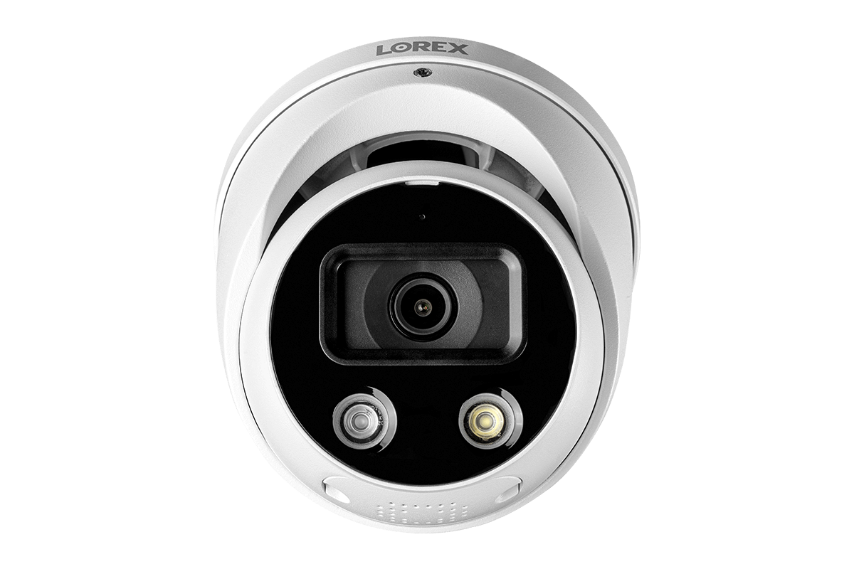 Lorex Fusion 4K 8-Channel 2TB Wired NVR System with Six 4K IP Dome Cameras + 2K Indoor Wi-Fi Security Camera and Wi-Fi Floodlight Camera - Lorex Technology Inc.