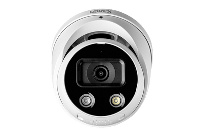 Lorex Fusion 4K 8-Channel 2TB Wired NVR System with Six 4K IP Dome Cameras + 2K Indoor Wi-Fi Security Camera and Wi-Fi Floodlight Camera - Lorex Technology Inc.