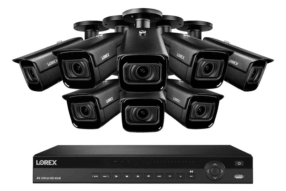 Lorex Nocturnal 3 4K 16-Channel 4TB Wired NVR System with Smart IP Cameras, 30FPS Recording and Motorized Varifocal Zoom Lenses - Lorex Technology Inc.