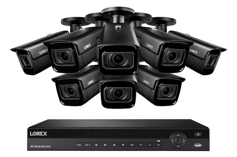 Lorex Nocturnal 3 4K 16-Channel 4TB Wired NVR System with Smart IP Cameras, 30FPS Recording and Motorized Varifocal Zoom Lenses - Lorex Technology Inc.