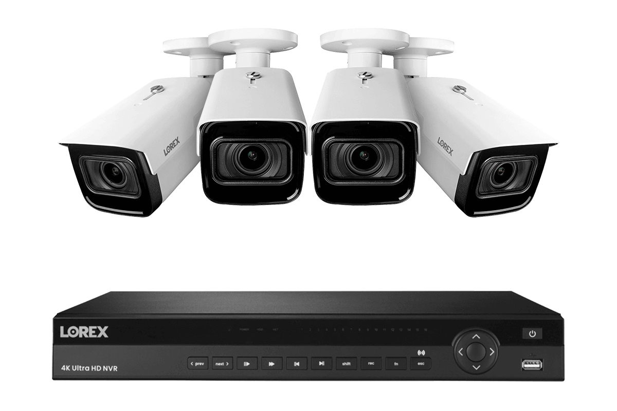 Lorex Nocturnal 3 4K 16-Channel 4TB Wired NVR System with Smart IP Cameras, 30FPS Recording and Motorized Varifocal Zoom Lenses - Lorex Technology Inc.