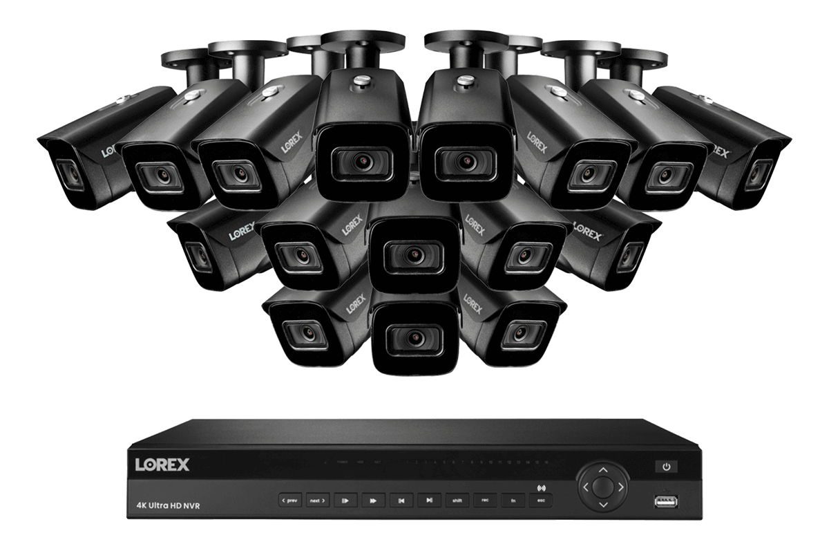 Lorex Nocturnal 3 4K 16-Channel 4TB Wired NVR System with Smart IP Cameras, 30FPS Recording and Motorized Varifocal Zoom Lenses - Lorex Technology Inc.