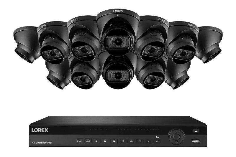 Lorex Nocturnal 3 4K 16-Channel 4TB Wired NVR System with Smart IP Dome Cameras, 30FPS Recording, Listen-in Audio and Motorized Varifocal Zoom Lenses - Lorex Technology Inc.