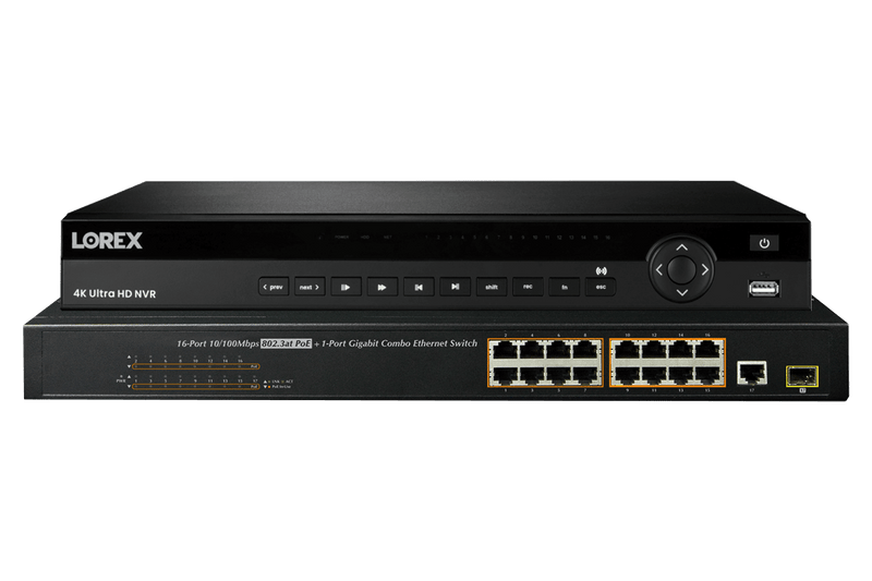 Lorex Nocturnal 4 4K (32 Camera Capable) 8TB NVR System with 20 Smart IP Bullet Cameras and 4 Pan Tilt Zoom IP Cameras - Lorex Technology Inc.
