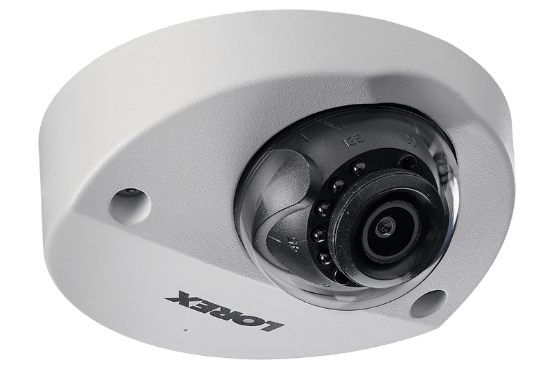 Mini Audio HD IP 2K Metal Dome Security Camera, 150ft Color Night Vision (4-pack) - Lorex Technology Inc.