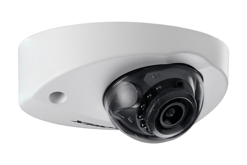 Mini Audio HD IP 2K Metal Dome Security Camera, 150ft Color Night Vision (4-pack) - Lorex Technology Inc.