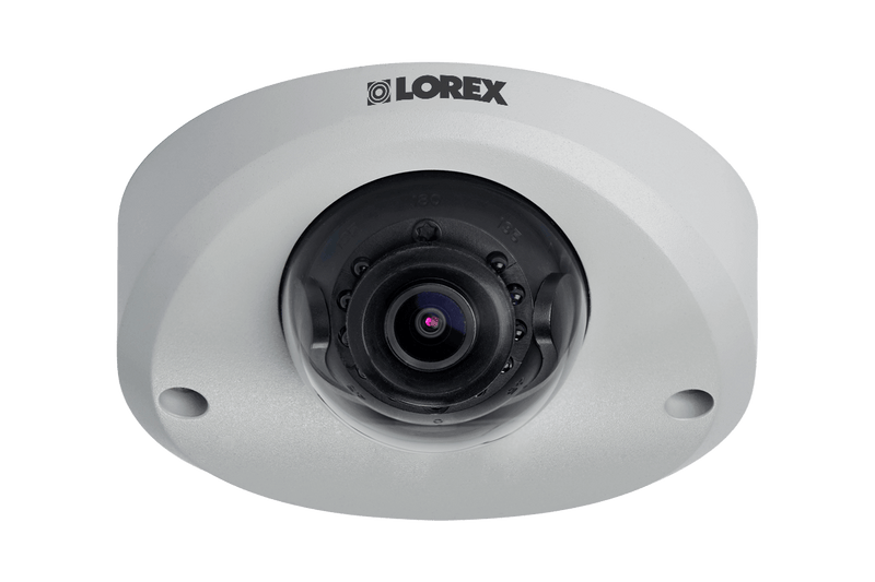 Mini Audio HD IP 2K Metal Dome Security Camera, 150ft Color Night Vision (4-pack) - Lorex Technology Inc.