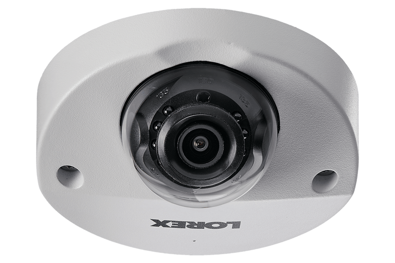 Mini Audio HD IP 2K Metal Dome Security Camera, 150ft Color Night Vision (4-pack) - Lorex Technology Inc.