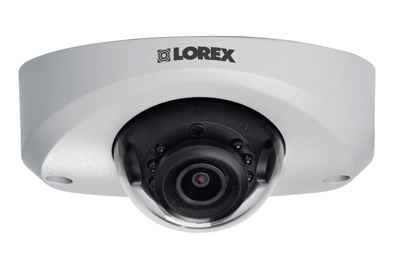 Mini Audio HD IP 2K Metal Dome Security Camera, 150ft Color Night Vision (4-pack) - Lorex Technology Inc.