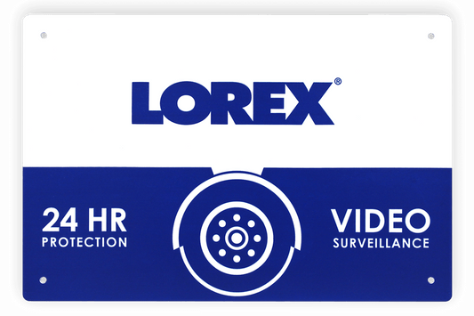 Outdoor Fence and Wall Security Sign - Lorex Technology Inc.