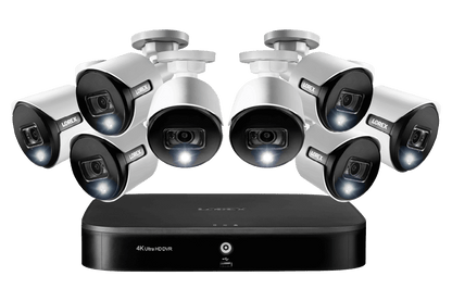 Smart 4K 8-channel 2TB DVR with 5MP Deterrence Bullet Cameras - Lorex Technology Inc.