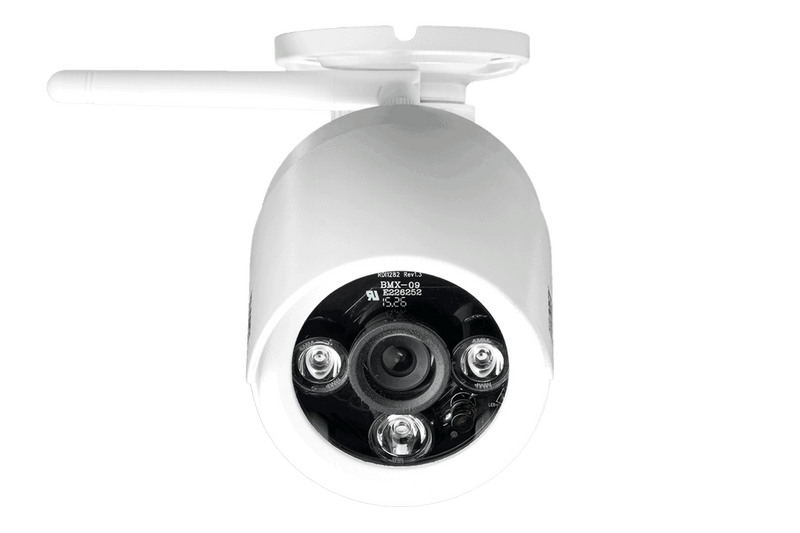 White wireless cameras with night vision (4-pack) - Lorex Technology Inc.
